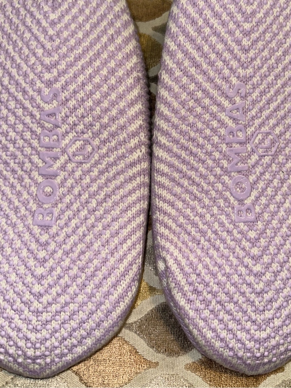 Bombas Kids Cozy Slipper Socks - Lavender Purple - Picture 4 of 6